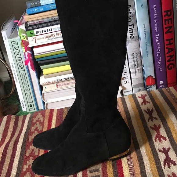 Nicholas Kirkwood over the knee suedes boots - Picture 3 of 7